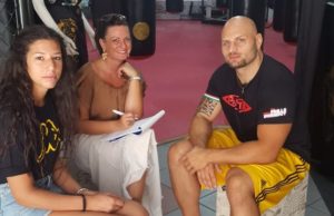 L’allieva del M° Mario Roselli Katia Vangi, il 14 luglio combatte per il titolo italiano promo K1