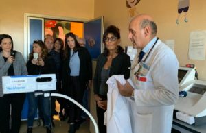 Lodevole iniziativa della Granoro: donata una nuova apparecchiatura al reparto di pediatria dell’Umberto l (foto video))