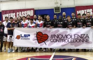 La ASD Corato, vince e convince col Cassino 70-87 – Ad inizio gara esibito lo striscione no violenza contro le donne