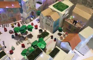 Realizzato ed esposto un plastico riproducente il Largo Abbazia desiderato dai bambini