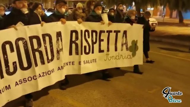 ANDRIA – “Ricorda, rispetta!”: andriesi in marcia per dire NO all’inquinamento. VIDEO