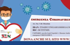 AIUTIAMOCI: CAMPAGNA RACCOLTA FONDI A SOSTEGNO OSPEDALE BONOMO ANDRIA PER EMERGENZA CORONAVIRUS