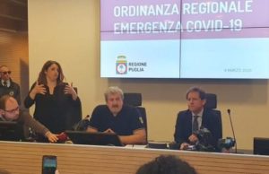 Regione Puglia: i dati aggiornati alle ore 20 del 7 marzo in tutta la regione sul Coronavirus