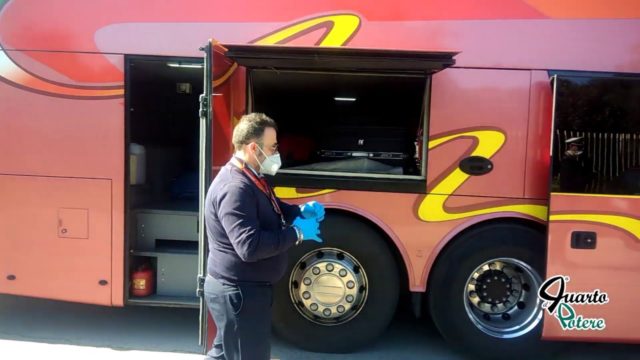 VIDEO – Ancora arrivi dal nord – Ultimo pullman – giunti altri coratini