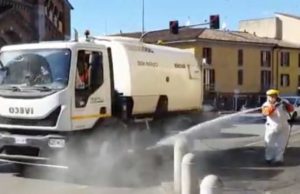 Chiusi i distributori automatici h24 e disposta la sanificazione delle strade