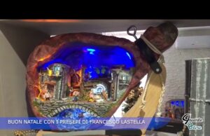(Video) Gli originali presepi di Francesco Lastella, una passione ereditata dal padre