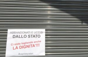 Monta la rabbia dei commercianti e degli artigiani di Corato contro le restrizioni in zona rossa: “La pazienza ha un limite”
