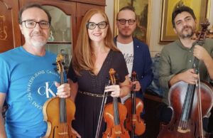 Concerto del Quartetto d’archi Talos a Corato nel chiostro della Chiesa dei Capuccini