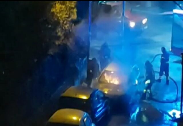 incendio auto,,