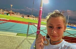 Sarah Strippoli campionessa regionale salto con l’asta Fidal