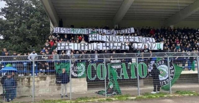 Corato Calcio Corato non ci sta più