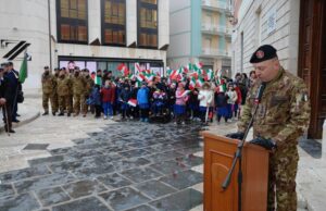 (Foto) La staffetta della Brigata Pinerolo per il 201esimo anniversario passa da Corato