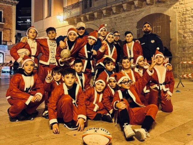 rugby in piazza Natale