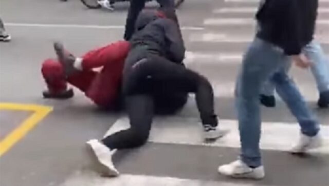 aggressione Michelangiolo