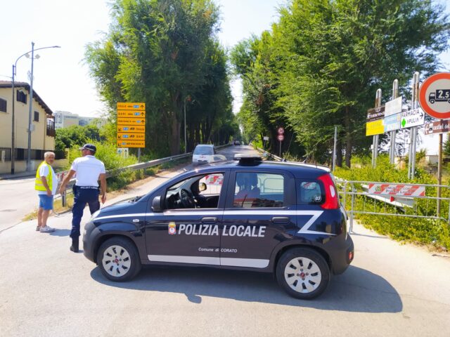 chiusura ponte via Castel del Monte Corato