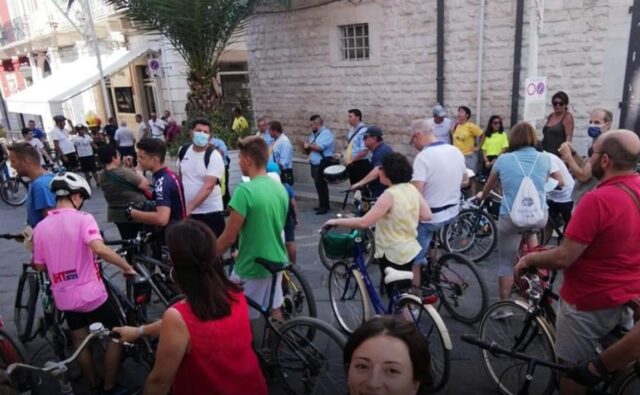pedalando con i santi Legambiente Corato