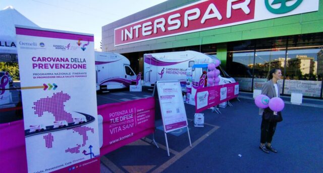 komen carovana della prevenzione