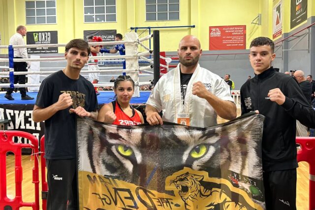 the night of boxing Vittoria Fusaro e Flavio Bertini