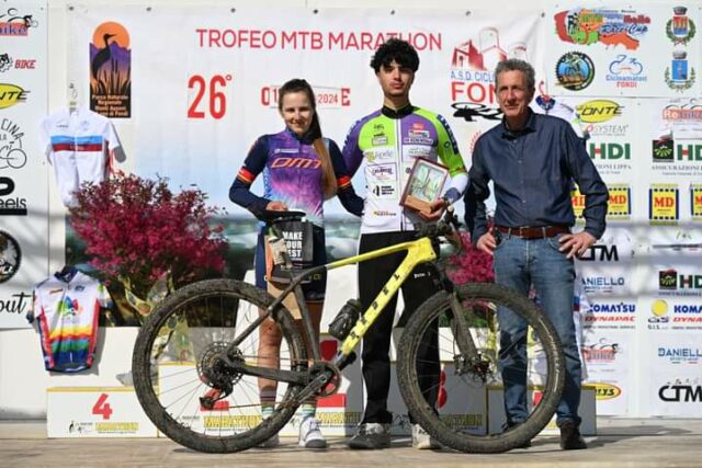 maratona mountain bike di fondi Vittorio Carrer