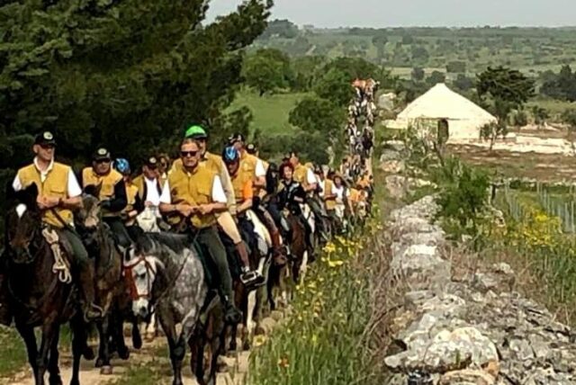 passeggiata a cavallo tra Puglia, Basilicata e Calabria parco dell'Alta Murgia