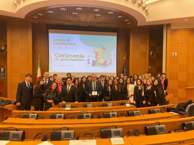 Oriani-Tandoi Ritiro premio Aula dei gruppi Parlamentari