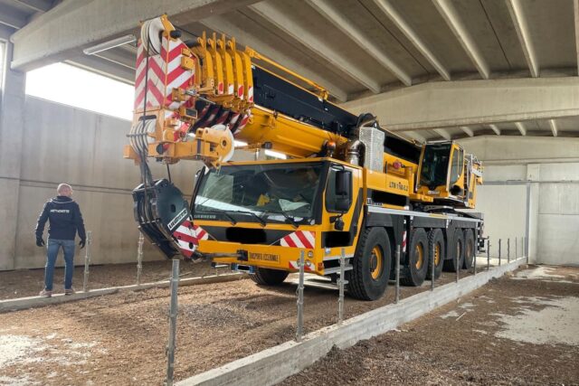 Metronotte ritrova gru rubata1