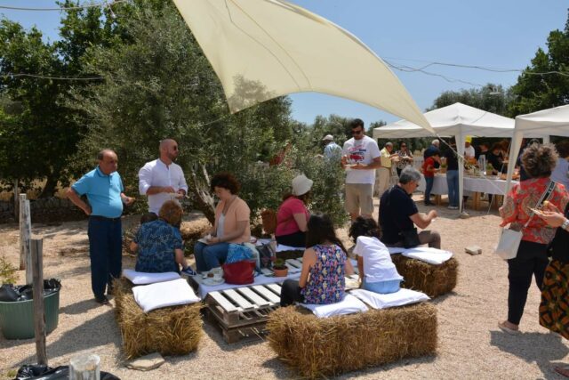 merenda nell'oliveta