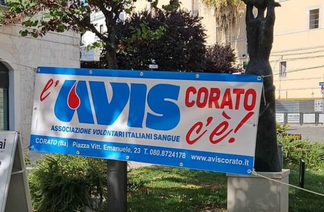 Avis Corato donazione sangue