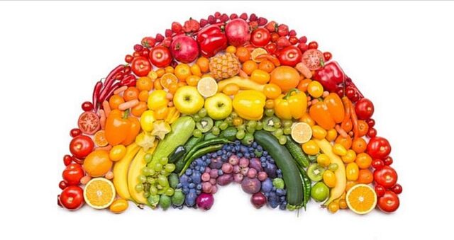 l'arcobaleno a tavola