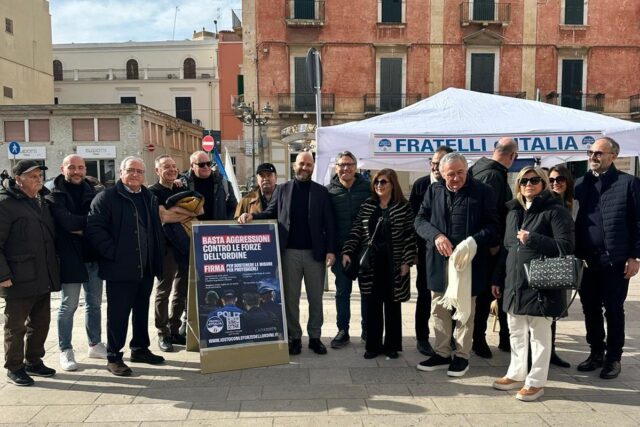 petizione per le forze dell'ordine di Fratelli d'Italia
