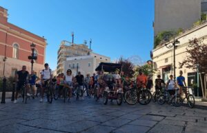 Grande partecipazione alla nona edizione di Pedalando con i Santi