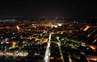 Veduta panoramica di Corato dall’alto