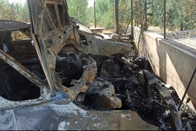 atto intimidatorio polizia locale Corato auto incendiate