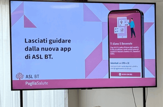 L’App di accoglienza della Asl Bt