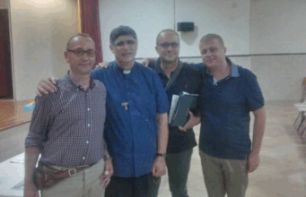 Don Maurizio Patriciello il parroco della “terra dei fuochi” a Corato, ad un incontro pubblico dedicato alla gestione dei rifiuti, alla legalità e alla tutela ambientale.