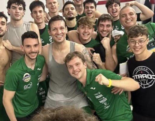 Una strepitosa Fas Basket Corato espugna Barcellona Gli atleti nello spogliatoio post partita Fas Basket Corato Barcellona