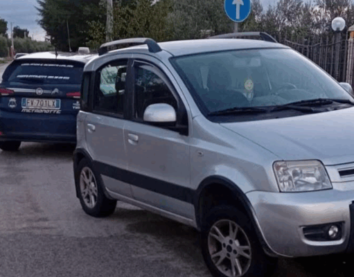 L’auto ritrovata dalla Metronotte risultata rubata