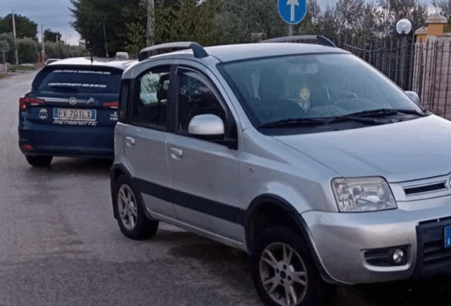 L’auto ritrovata dalla Metronotte risultata rubata