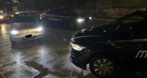 Auto rubata a Ruvo di Puglia recuperata dopo un inseguimento di una pattuglia della Metronotte