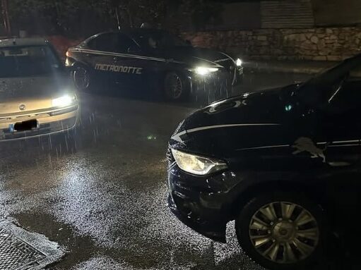 Auto rubata a Ruvo di Puglia recuperata dopo un inseguimento di una pattuglia della Metronotte