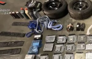 CARABINIERI BARLETTA-ANDRIA-TRANI OPERAZIONE “CAR JACKALS” «FURTI AGGRAVATI E RICETTAZIONE, QUATTRO ARRESTI» Base logistica a Corato