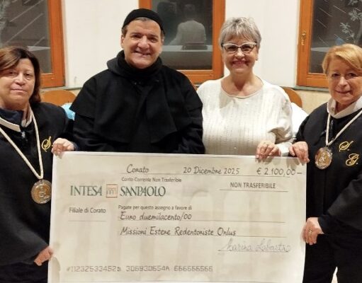 Fervore Redentorista”: luce di speranza per il Madagascar Duemilacento euro devoluti dall’autrice Marina Labartino alle Missioni Estere Redentoriste Onlus