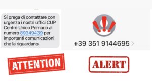 Messaggi truffa ASL Bari mette in guardia i cittadini