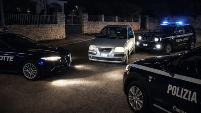 Sequestro auto con targhe rubate a Corato, intervento Metronotte e Polizia Locale