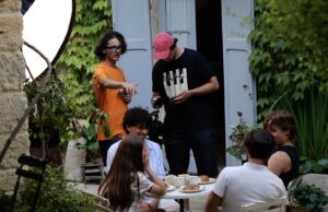 Paolo Emilio Addario Chieco sul set del corto “La nostra ultima estate”