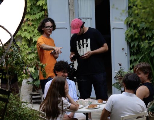 Paolo Emilio Addario Chieco sul set del corto “La nostra ultima estate”