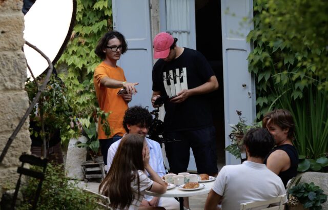 Paolo Emilio Addario Chieco sul set del corto “La nostra ultima estate”