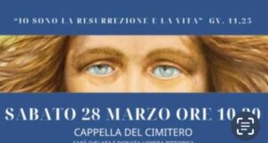Il maestro Luigi Basile dona un’opera sulla resurrezione di Cristo alla Cappella del Cimitero di Corato