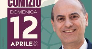 Comizio del candidato sindaco Corrado Fe Benedittis Amministrative 2026 Corato