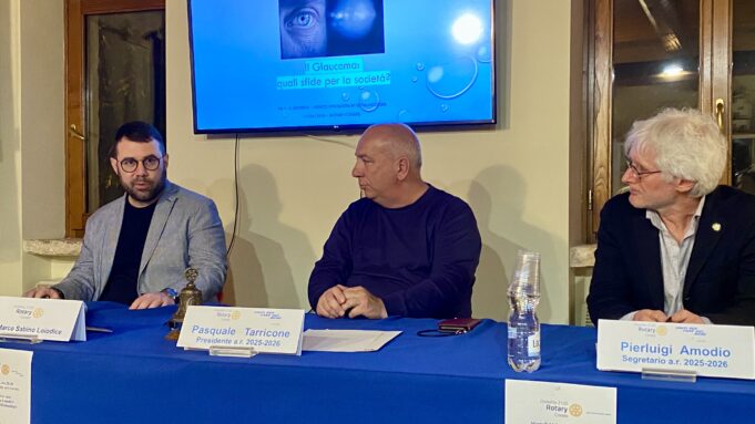 Glaucoma: quali sfide per la società?un incontro al Rotary Club Corato